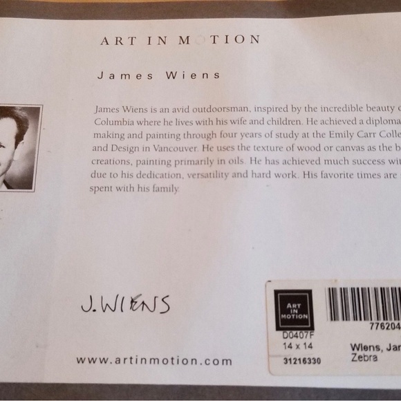 Chicken Zebra Art - Picture 2 of 3